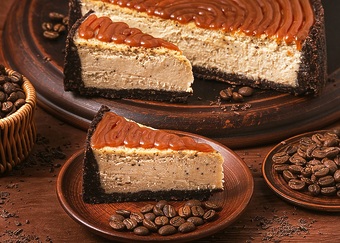 Чизкейк Кавовий з соленою карамеллю
